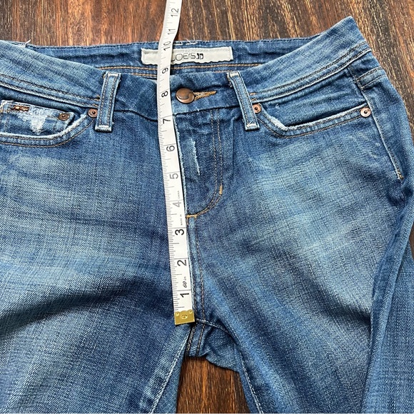 Joe’s jeans Flare Y2K 2000’s blue distressed denim bootcut mid rise flare 25 - Picture 9 of 14